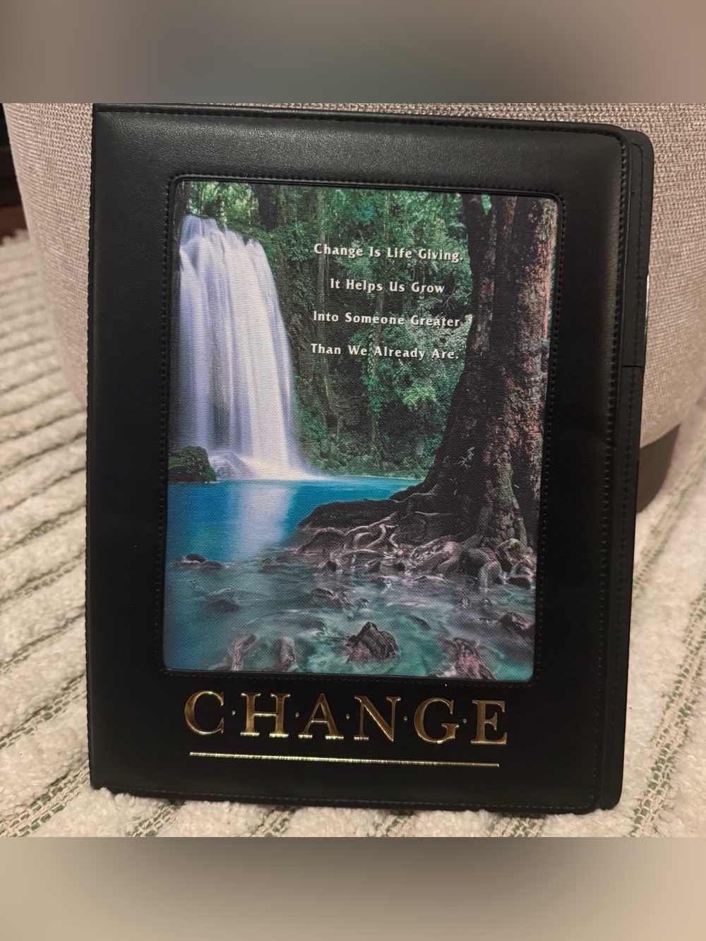 Vintage Successories "Change" Motivational Portfolio Folder – Excellent